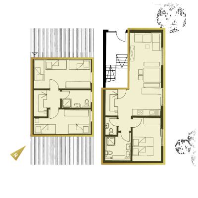 Grundriss Mispel