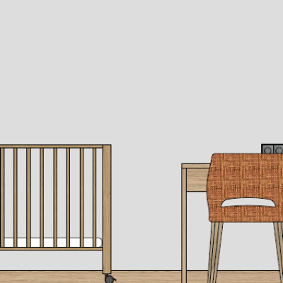 Schlafzimmer Pfirsich
